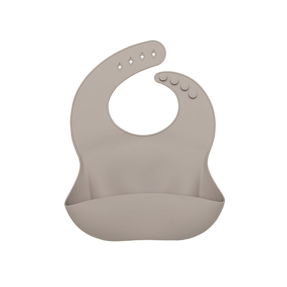 Loulou Lollipop Silicone Bib - Mushroom