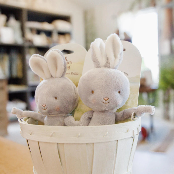 Bunnies By The Bay Friendly Chime Rattle - Grey Bunny