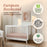 Dadada Soho 3-in-1 Convertible Crib - White
