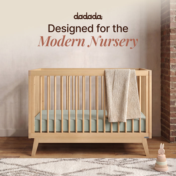 Dadada Soho 3-in-1 Convertible Crib - Natural