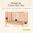 Dadada Soho 3-in-1 Convertible Crib - Natural