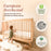 Dadada Soho 3-in-1 Convertible Crib - Natural