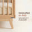 Dadada Soho 3-in-1 Convertible Crib - Natural
