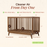 Dadada Soho 3-in-1 convertible crib - Walnut