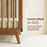 Dadada Soho 3-in-1 convertible crib - Walnut