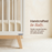 Dadada Soho 3-in-1 Convertible Crib - White/Natural