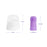 Ubbi Silicone Finger Toothbrush + Case 2pk - Purple