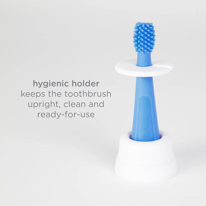 Ubbi 2-Stage Toddler Toothbrush Set - Polaris & Zest