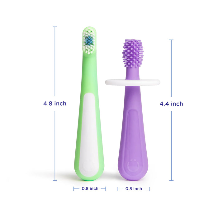 Ubbi Bristled Toothbrush - Polaris & Zest