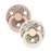 Bibs Liberty Round Pacifier 2pk - Eloise Blush Mix 6-18M