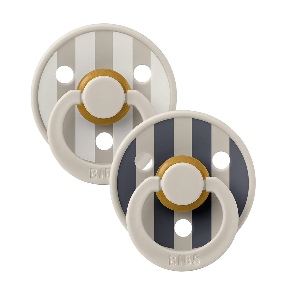 Bibs Studio Colour 2Pk Block - Sand Mix 0-6M