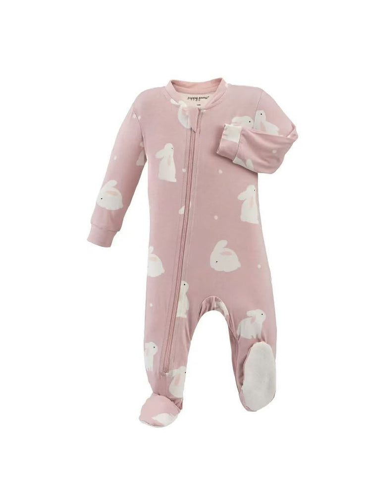 Zippy Jamz Romper Bamboo - Some Bunny Loves You - New Born ZJ-B-SBU-NB-F26
