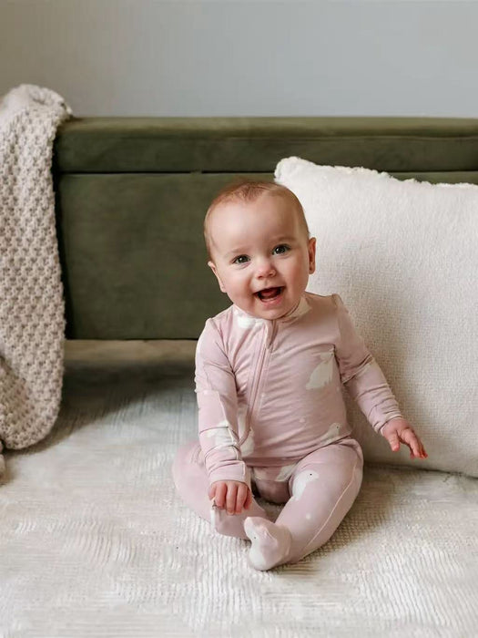Zippy Jamz Romper Bamboo - Some Bunny Loves You - New Born ZJ-B-SBU-NB-F26