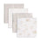 Piccolo Bambino 3pk Flannel Receiving Blanket 26x26 - Beige