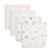 Piccolo Bambino 3pk Flannel Receiving Blanket 26x26 - Pink