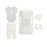 Piccolo Bambino 5 Pack Gift Set - Beige 0-3M