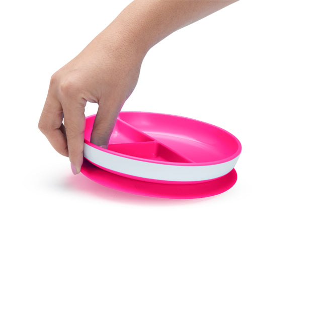 Munchkin 1pk Suction Plate - Pink