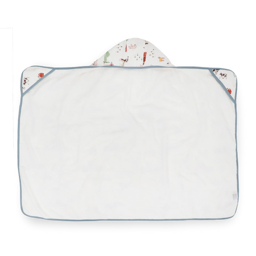 Little Unicorn Hooded Toddles Towel - Farmyard