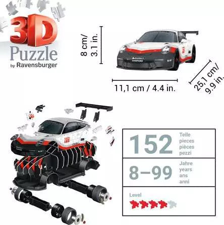 Ravensburger 3D Puzzle - Porsche 911 GT3 Cup