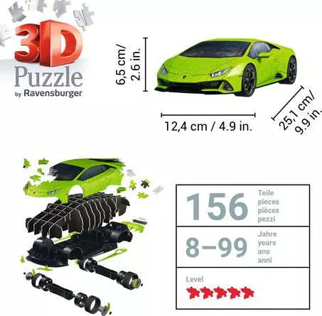 Ravensburger 3D Puzzle - Lamborghini Huracan
