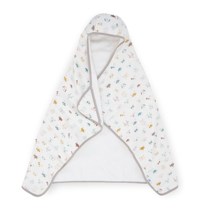 Little Unicorn Toddler Hooded Towel - Animal Crowd