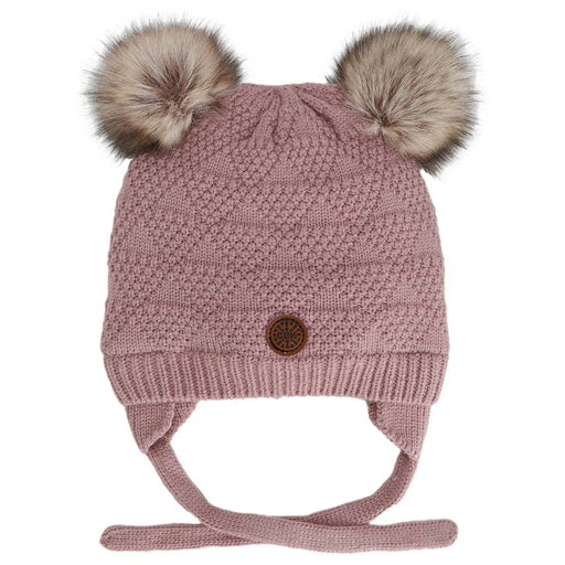 Calikids Winter Knit Soft Touch Hat - Rose Cendre