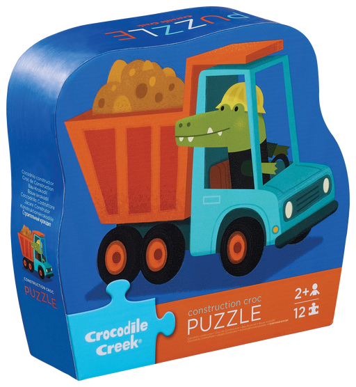 Crocodile Creek Mini Puzzle 12pcs - Construction Zone