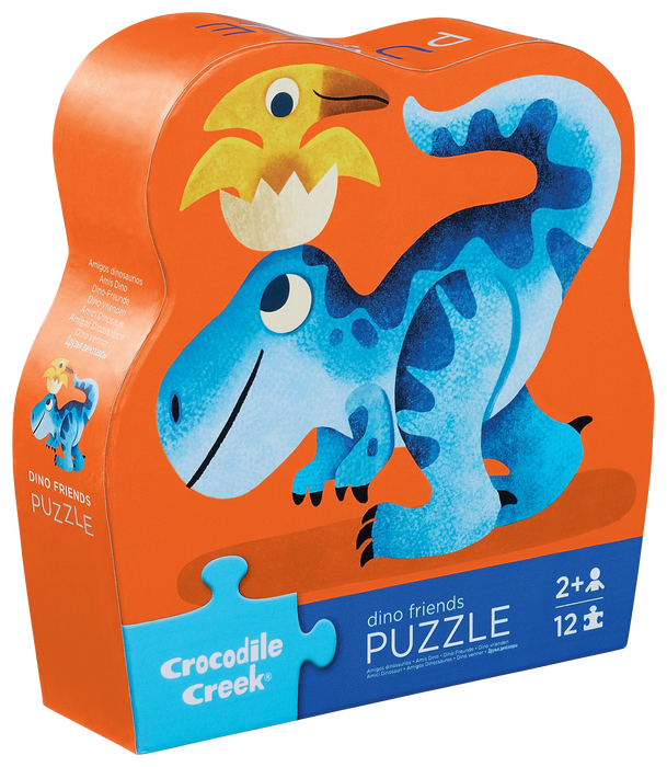 Crocodile Creek Mini Puzzle 12pcs - Dino Friends