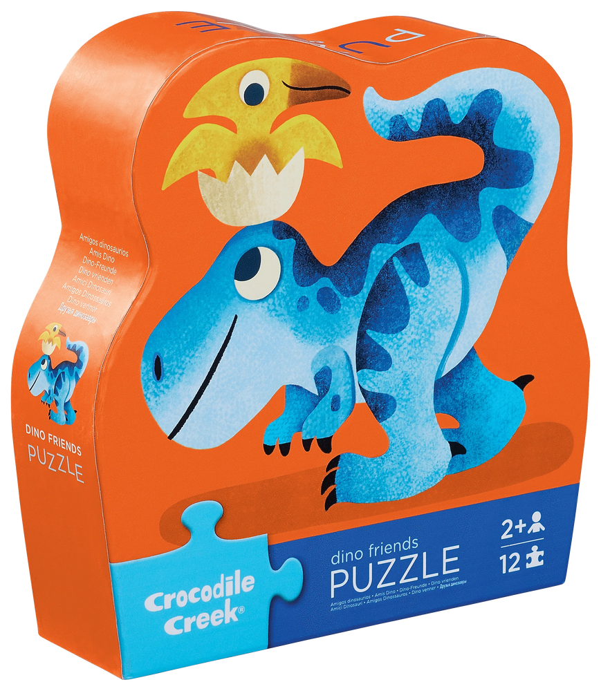 Crocodile Creek Mini Puzzle 12pcs - Dino Friends