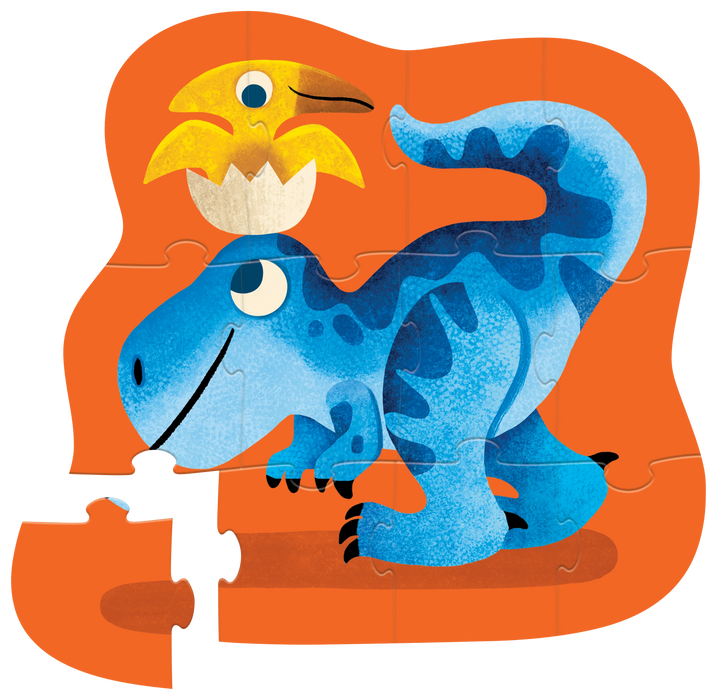 Crocodile Creek Mini Puzzle 12pcs - Dino Friends