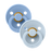 Bibs Pacifier Original 2pk - BabyBlue/SkyBlue 0-6M