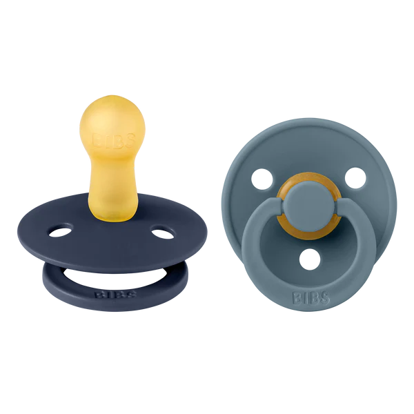 Bibs Original Pacifier 2pk - Deep Space/Petrol 0-6M