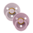 Bibs Pacifier Original 2pk -  Lilac/Heather 6-18M