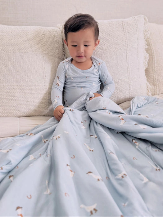 Gunamuna Baby Cozy Blanket 2.5T - Cowboy Goose