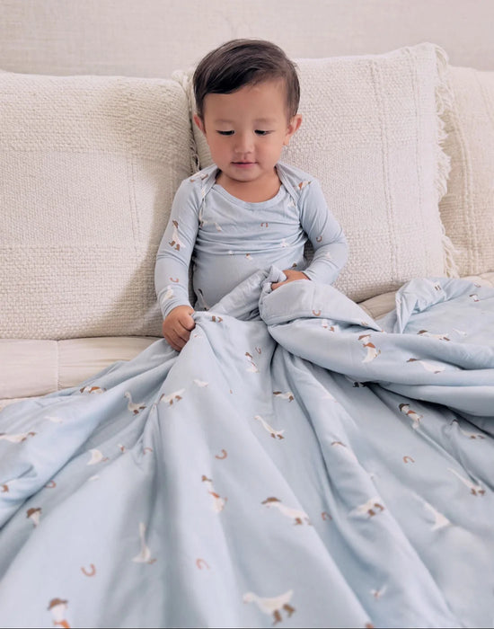 Gunamuna Toddler Cozy Blanket 2.5T - Cowboy Goose