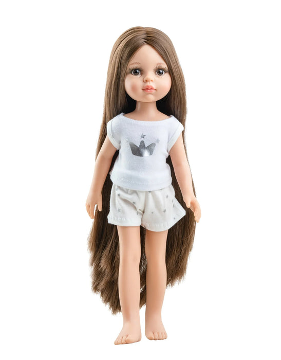 Paola Reina Las Amigas Doll in Pajamas - Carol Long Hair