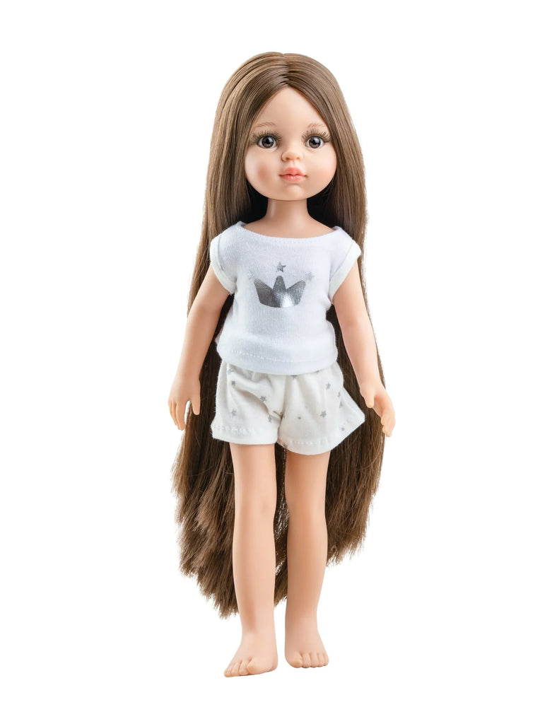 Paola Reina Las Amigas Doll in Pajamas - Carol Long Hair