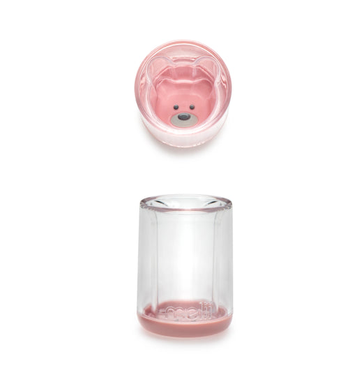 Melii Double Walled Bear Cup - Pink