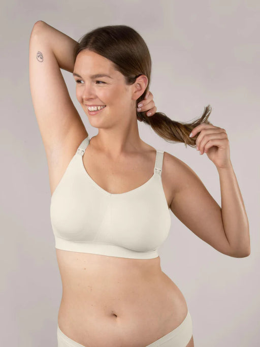 Bravado Silk Seamless Nursing Bra - Antique White
