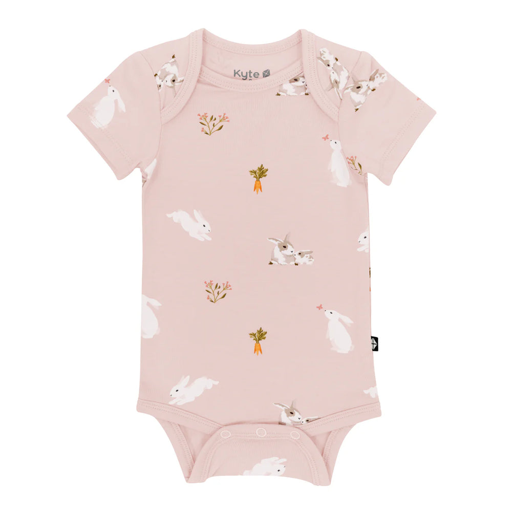 Kyte Baby Bodysuit - Blush Rabbit