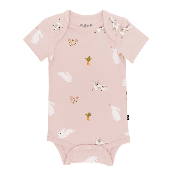 Kyte Baby Bodysuit - Blush Rabbit
