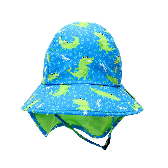 Zoocchini Baby Todder Cape Sunhat 6-24M- Alligator