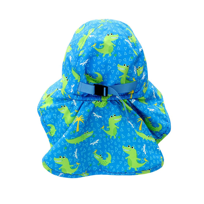 Zoocchini Baby Todder Cape Sunhat 6-24M- Alligator