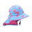 Zoocchini Baby Todder Cape Sunhat 6-24M- Pink Shark
