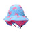 Zoocchini Baby Todder Cape Sunhat 6-24M- Pink Shark