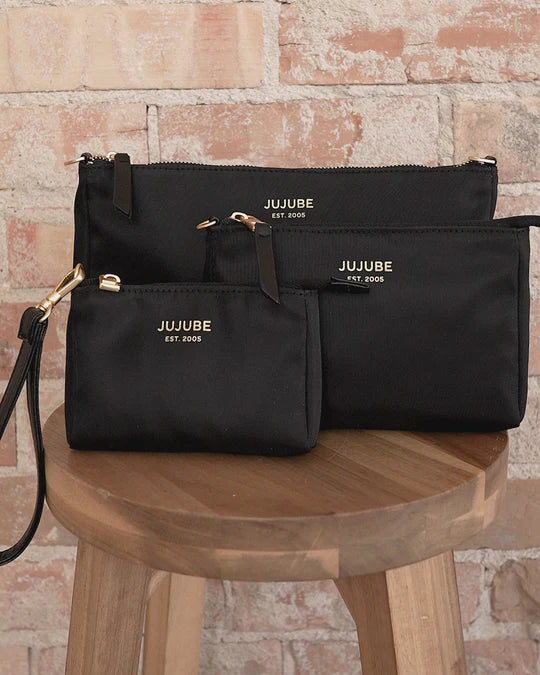 Ju-Ju-Be 3PC Pouch Set - Black