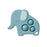 Itzy Ritzy Pop Teether - Elephant