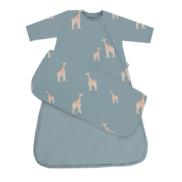 Gunamuna Long Sleeve Sleep Sack Duvet Bamboo 1.0T - Giraffe Moss