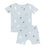 Kyte Baby Short Sleeve Pajamas - Ice Rabbit