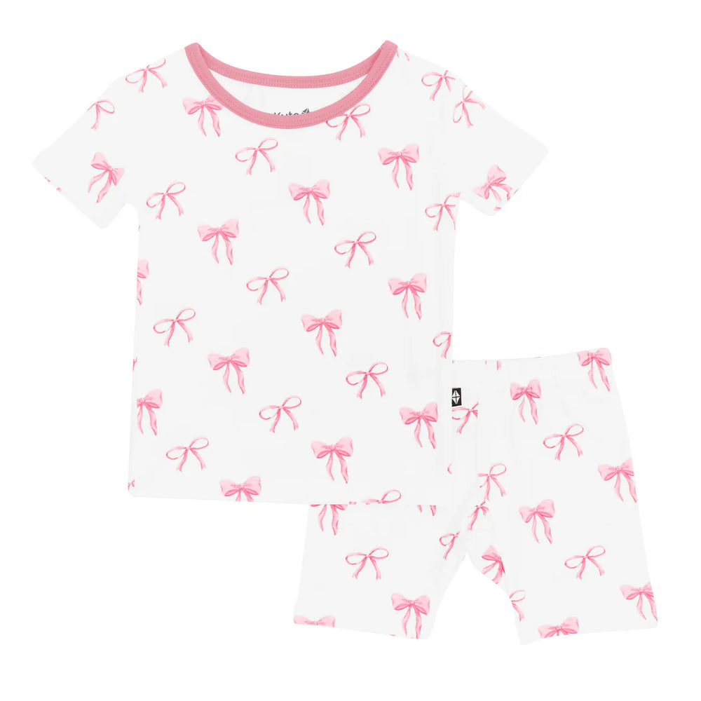 Kyte Baby Short Sleeve Pajamas - Bow